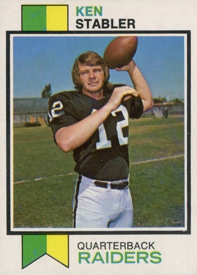1973 Topps Ken Stabler #487 Football Card