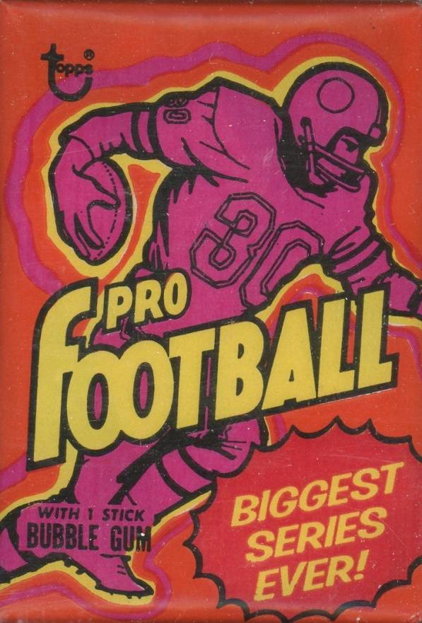 1973 Topps Wax Pack #WP Football Card