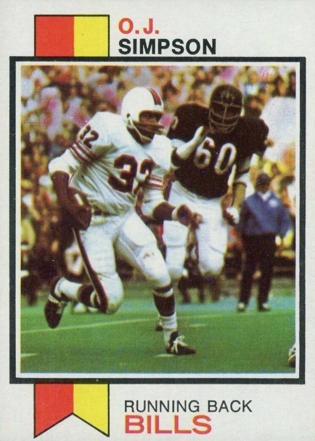 1973 Topps O.J. Simpson #500 Football Card