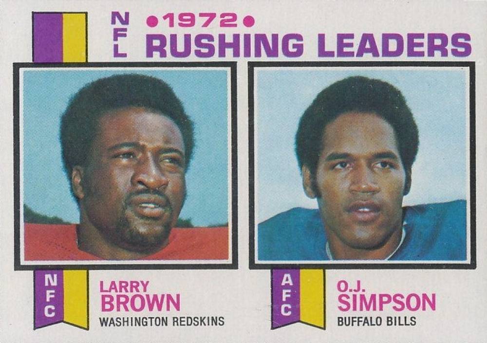 1973 Topps Rushing Leaders #1 Football Card