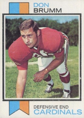 1973 Topps Don Brumm #378 Football Card