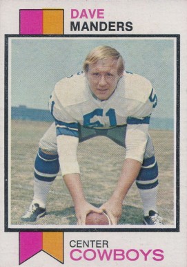 1973 Topps Dave Manders #526 Football Card