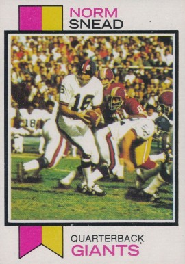 1973 Topps Norm Snead #515 Football Card