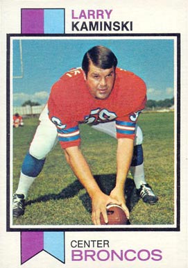 1973 Topps Larry Kaminski #503 Football Card