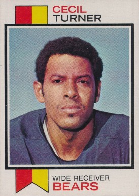 1973 Topps Cecil Turner #494 Football Card
