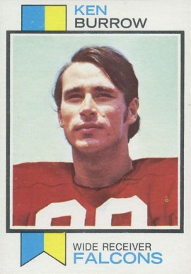 1973 Topps Ken Burrow #489 Football Card