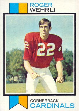 1973 Topps Roger Wehrli #457 Football Card