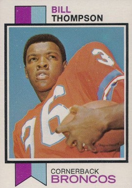 1973 Topps Bill Thompson #438 Football Card