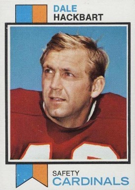 1973 Topps Dale Hackbart #428 Football Card