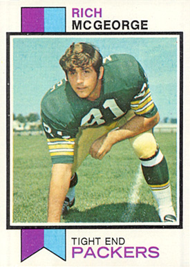 1973 Topps Rich McGeorge #424 Football Card