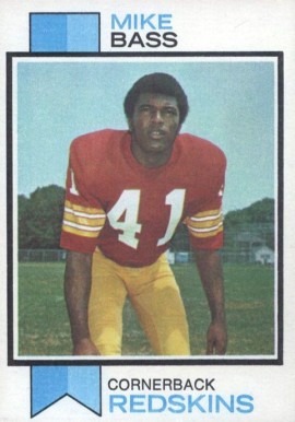 1973 Topps Mike Bass #419 Football Card