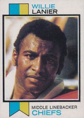 1973 Topps Willie Lanier #410 Football Card