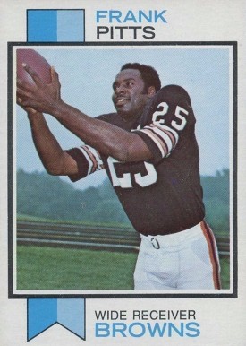 1973 Topps Frank Pitts #405 Football Card
