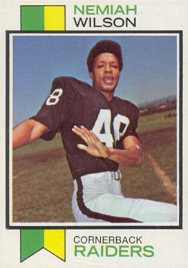 1973 Topps Nemiah Wilson #398 Football Card