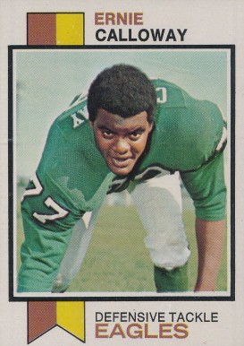 1973 Topps Ernie Calloway #394 Football Card