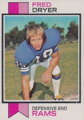1973 Topps Fred Dryer #389 Football Card
