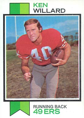 1973 Topps Ken Willard #387 Football Card