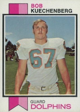 1973 Topps Bob Kuechenberg #367 Football Card