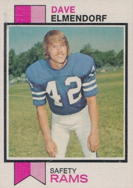 1973 Topps Dave Elmendorf #365 Football Card