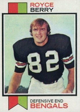 1973 Topps Royce Berry #364 Football Card