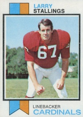 1973 Topps Larry Stallings #352 Football Card