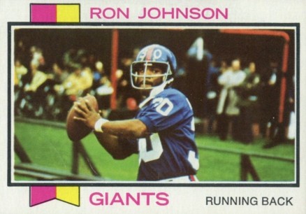 Ron Johnson Football Cards