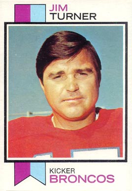 1973 Topps Jim Turner #334 Football Card