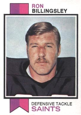 1973 Topps Ron Billingsley #327 Football Card
