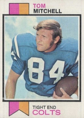 1973 Topps Ton Mitchell #292 Football Card