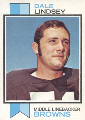 1973 Topps Dale Lindsey #287 Football Card