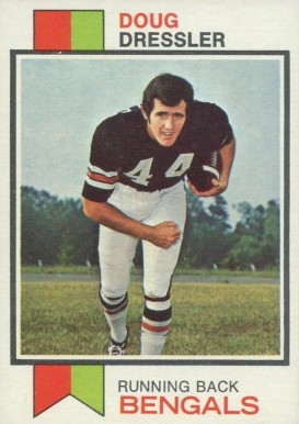 1973 Topps Doug Dressler #254 Football Card