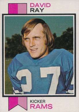 1973 Topps David Ray #244 Football Card