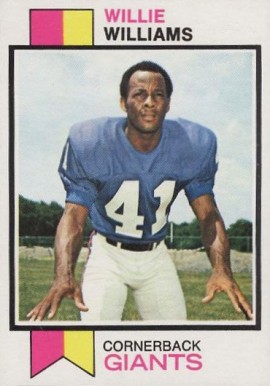 1973 Topps Willie Williams #231 Football Card