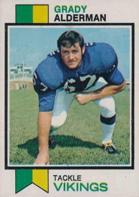 1973 Topps Grady Alderman #239 Football Card