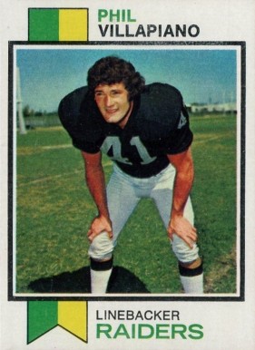 1973 Topps Phil Villapiano #235 Football Card