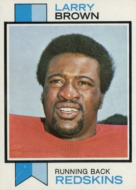 1973 Topps Larry Brown #220 Football Card