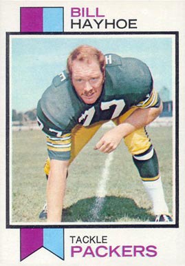 1973 Topps Bill Hayhoe #208 Football Card