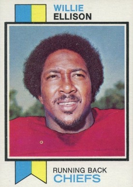 1973 Topps Willie Ellison #205 Football Card