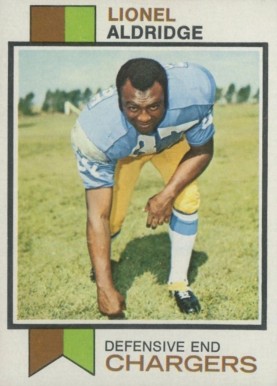 1973 Topps Lionel Aldridge #174 Football Card