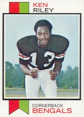 1973 Topps Ken Riley #171 Football Card