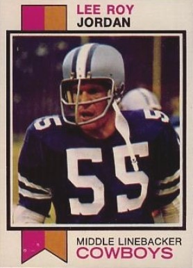 1973 Topps Lee Roy Jordan #159 Football Card
