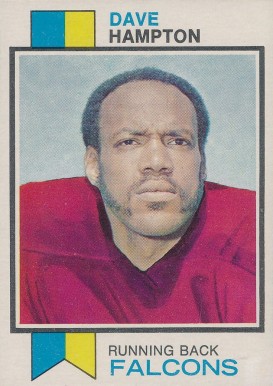 1973 Topps Dave Hampton #145 Football Card