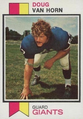1973 Topps Doug Van Horn #142 Football Card
