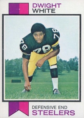 1973 Topps Dwight White #140 Football Card