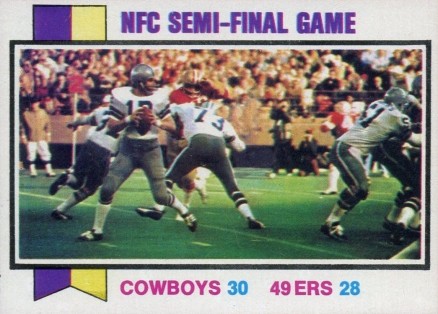 1973 Topps NFC Semi-final #133 Football Card