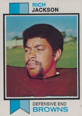 1973 Topps Rich Jackson #129 Football Card