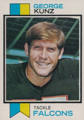 1973 Topps George Kunz #119 Football Card