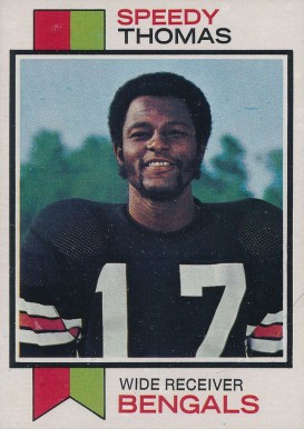 1973 Topps Speedy Thomas #113 Football Card