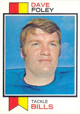 1973 Topps Dave Foley #94 Football Card