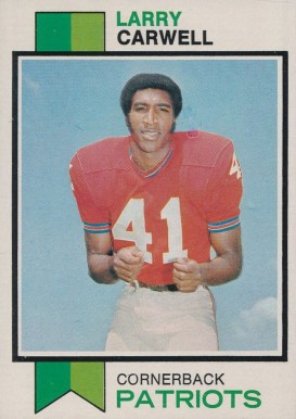 1973 Topps Larry Carwell #83 Football Card